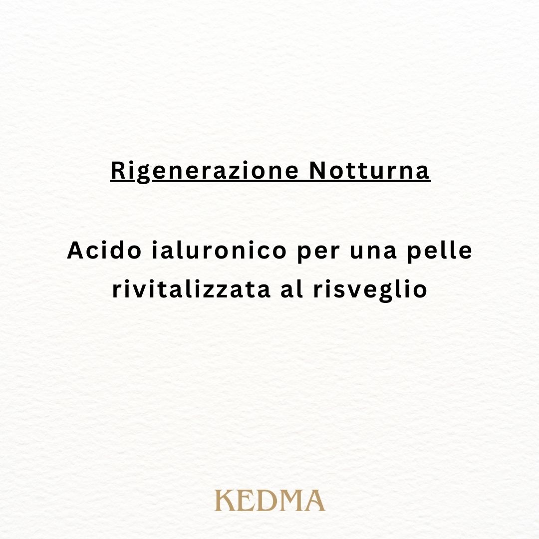 Kedma - Siero Notte Elixir con Acido Ialuronico e Vitamina C