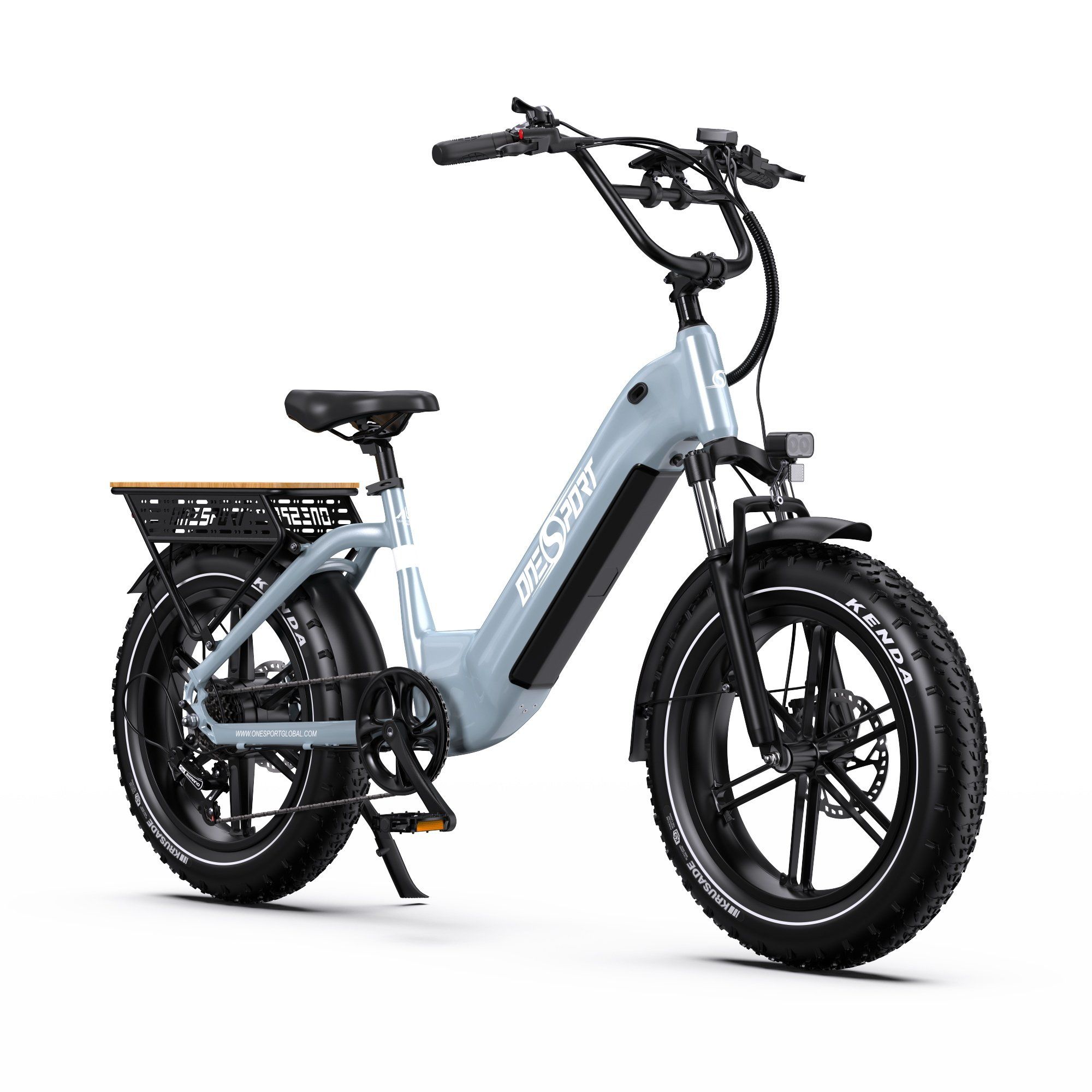 ONESPORT OT08 Bicicletta elettrica fuoristrada con motore da 500 W e batteria da 48 V 18 Ah