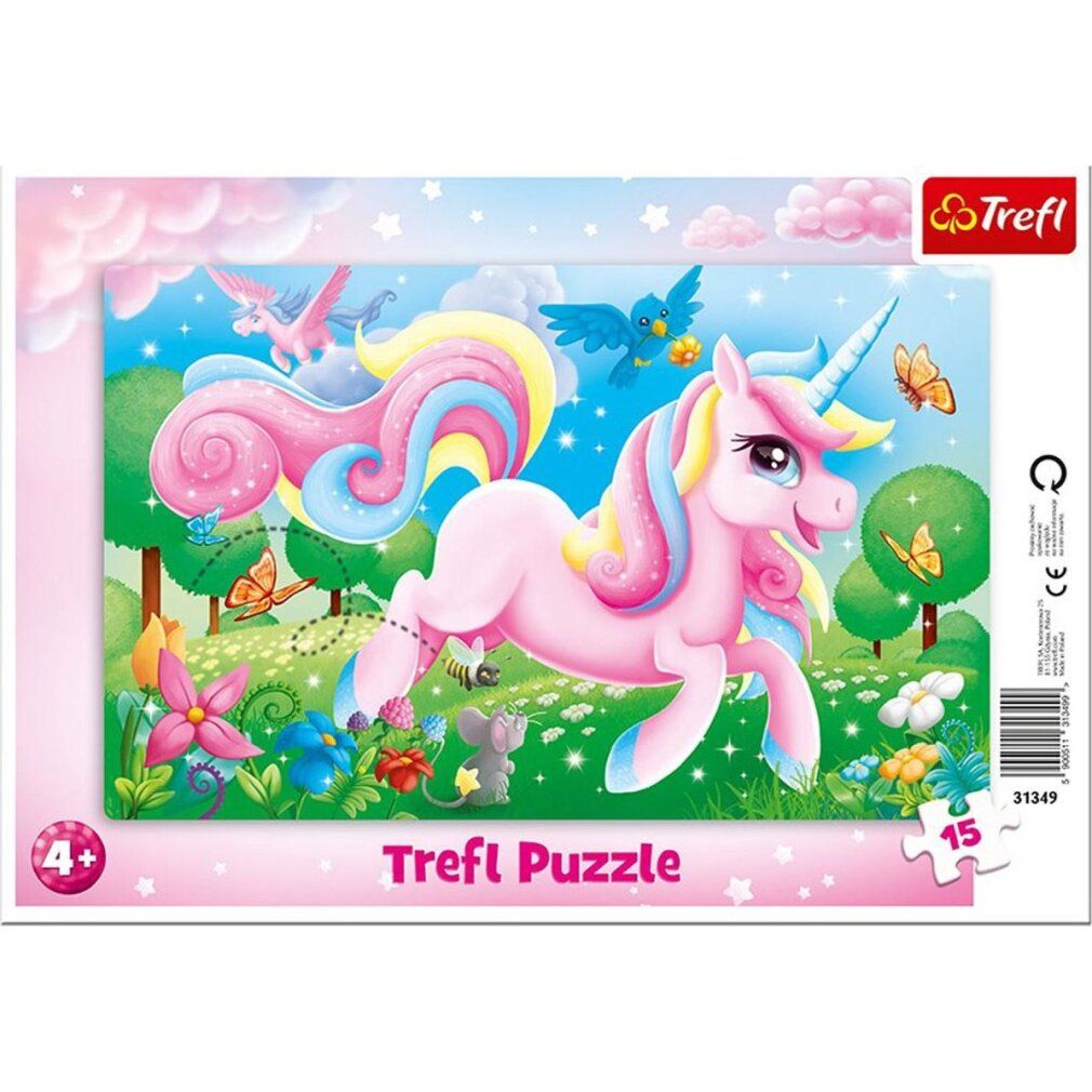 trefl Puzzle Magico mondo degli unicorni 15 pezzi