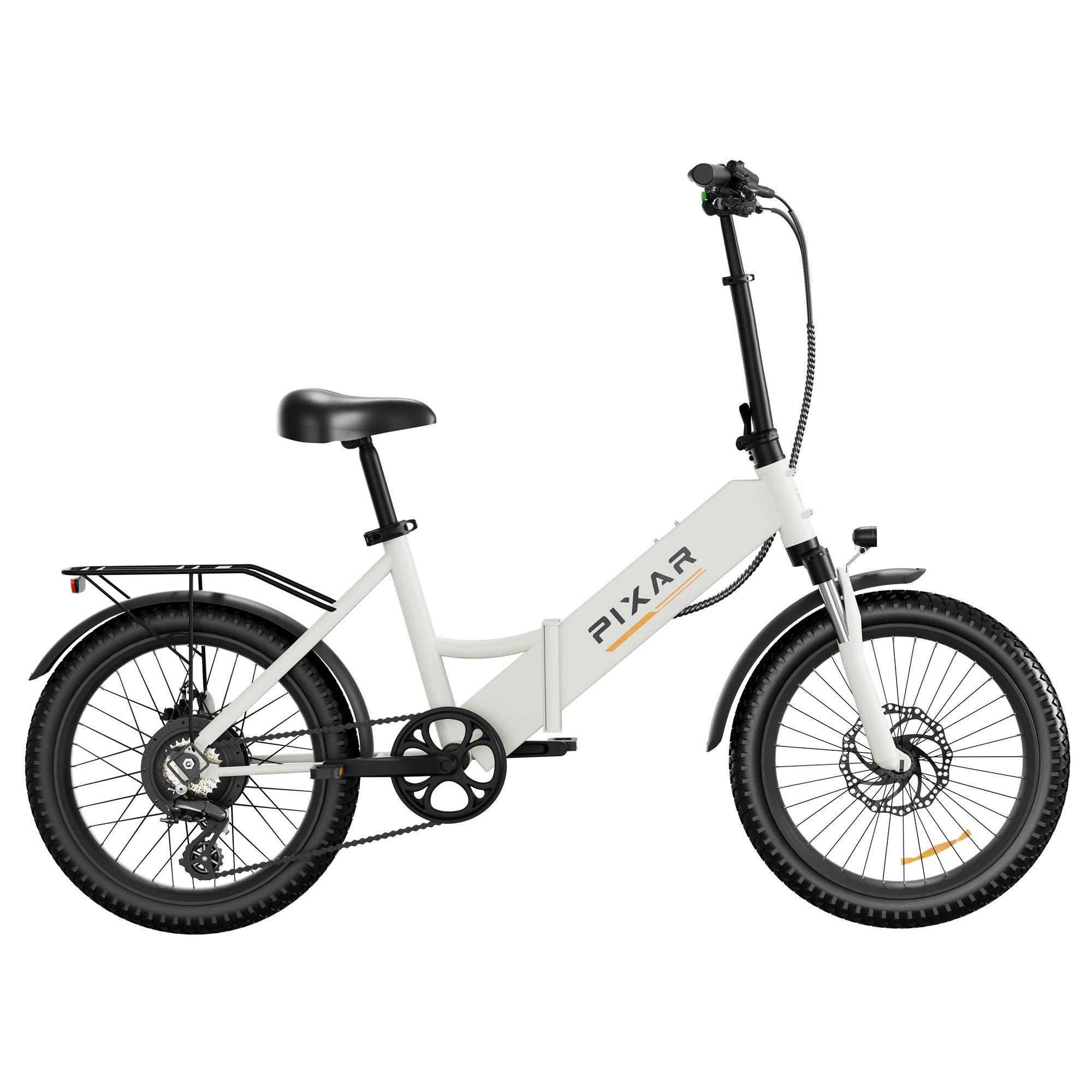 Bicicletta elettrica PIXAR Rusher, motore da 250 W, batteria da 36 V 12,8 Ah