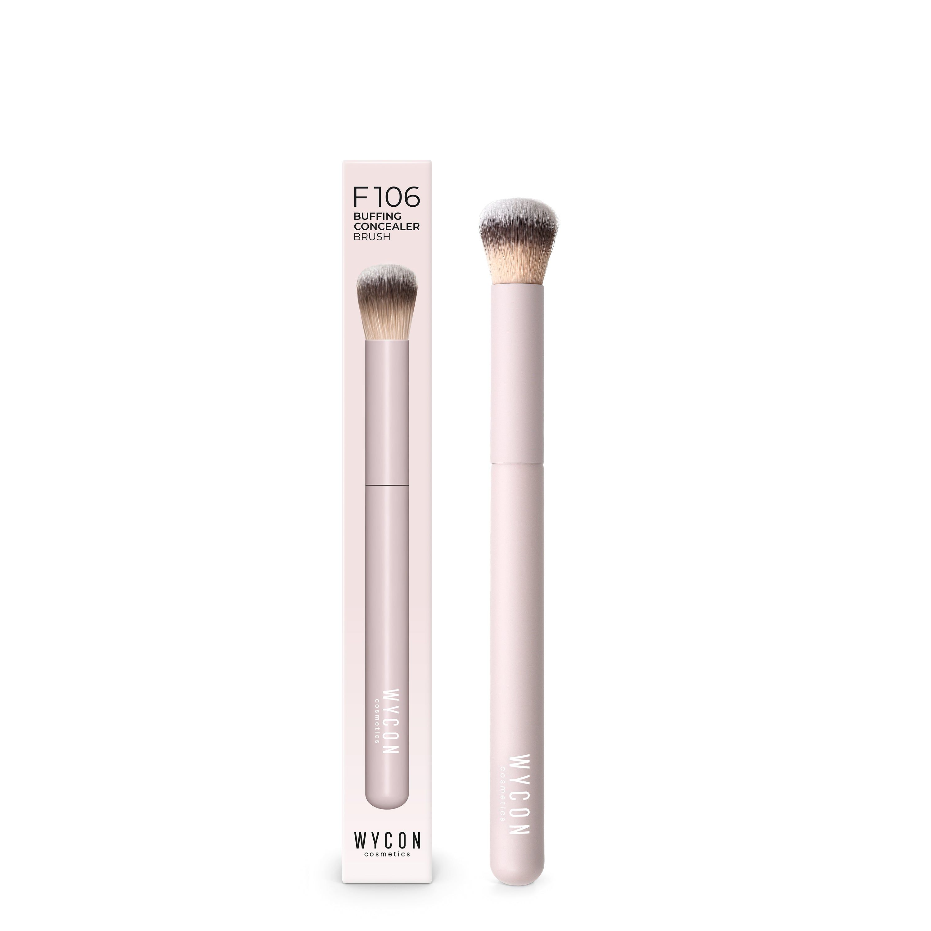 WYCON cosmetics F106 BUFFING CONCEALER Pennello viso di piccole dimensioni dalla forma arrotondata.