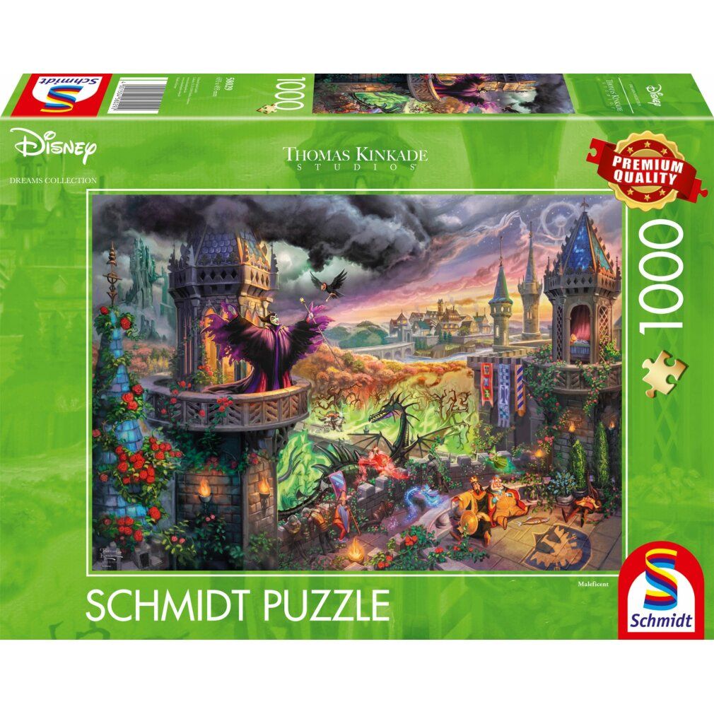 Studi Thomas Kinkade: Maleficent (1000 pezzi)