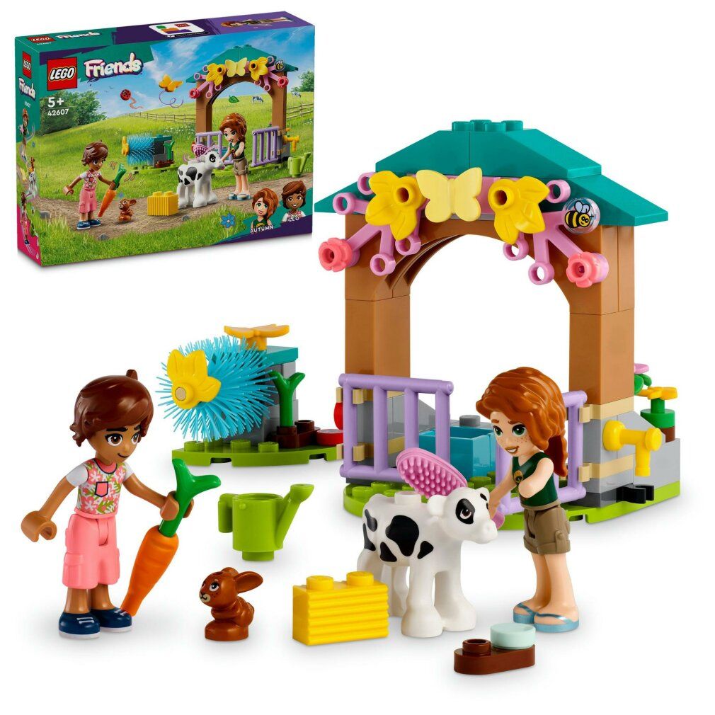 Set LEGO Friends. Include personaggi, animali, edificio e accessori. La confezione mostra il set. Età: 5+.