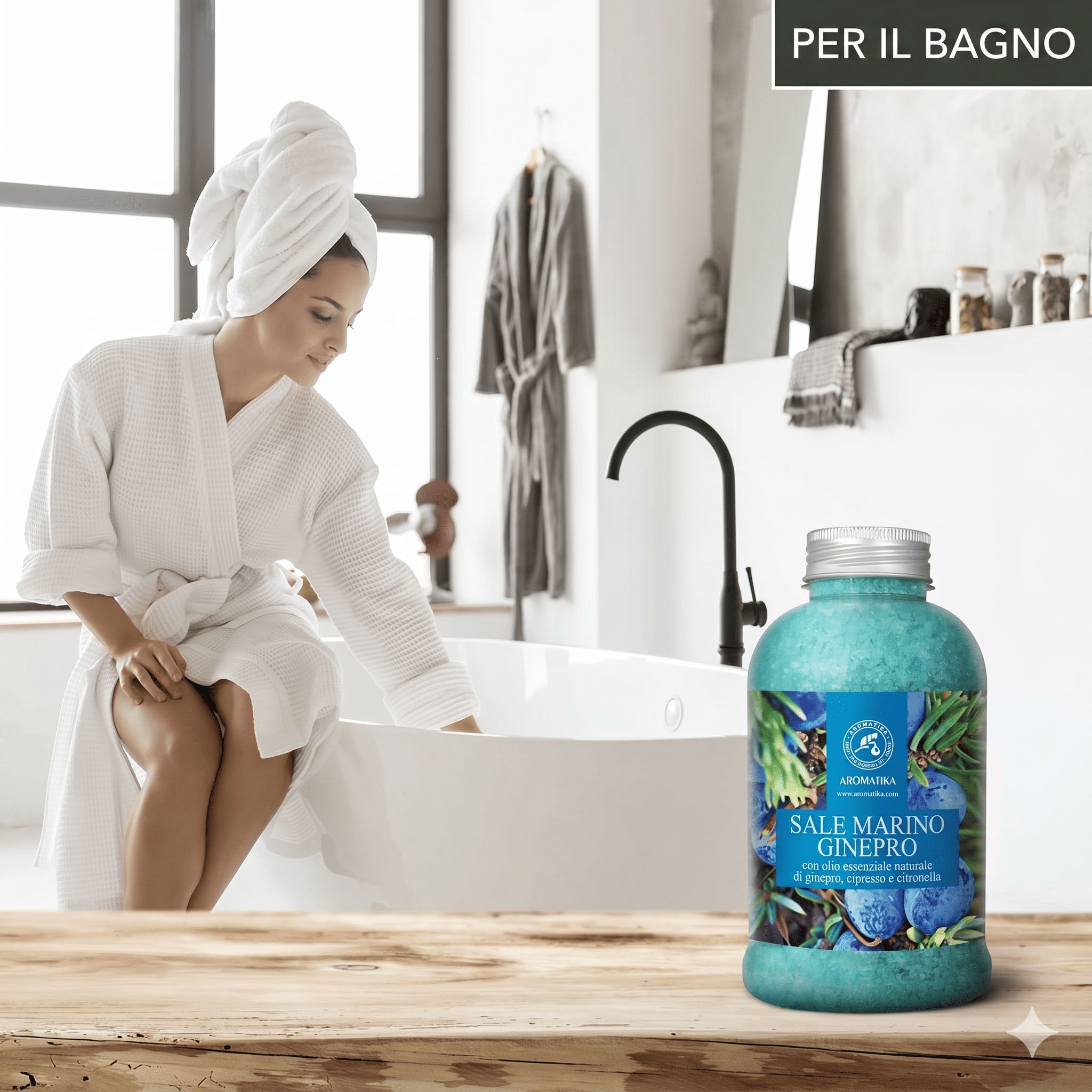 Sale da bagno AROMATIKA “Ginepro”