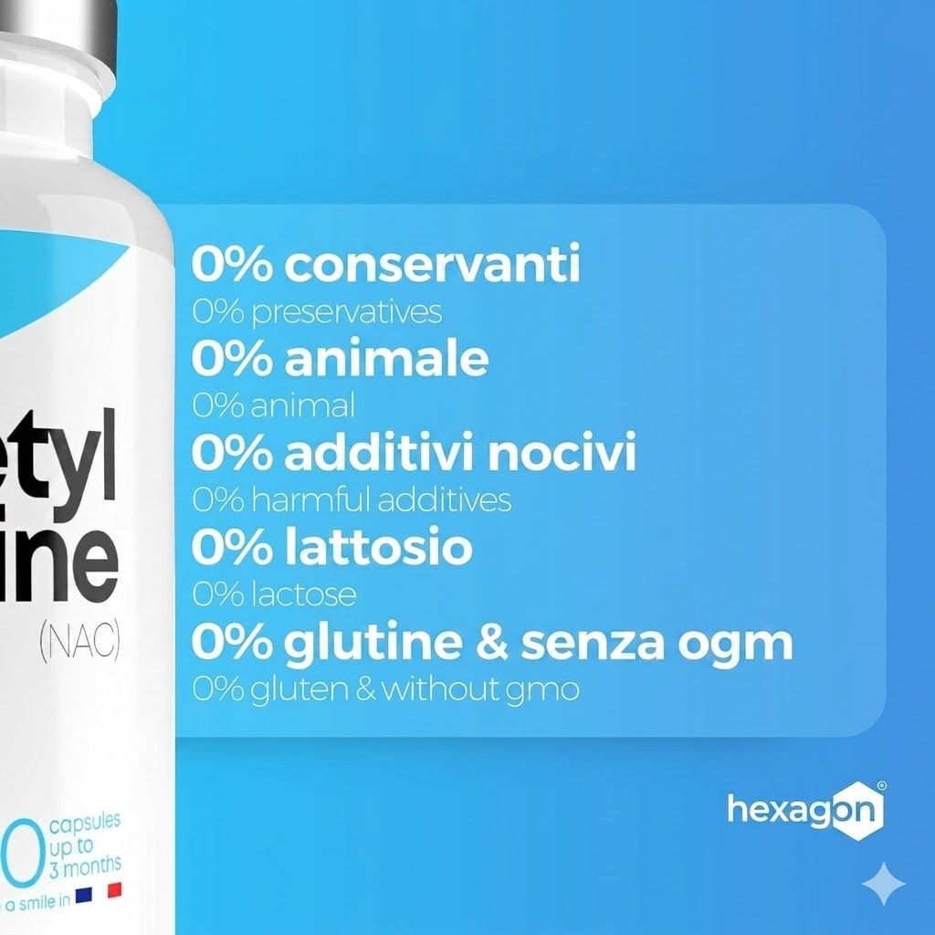 Hexagon NAC N-Acetyl-Cisteina Capsula