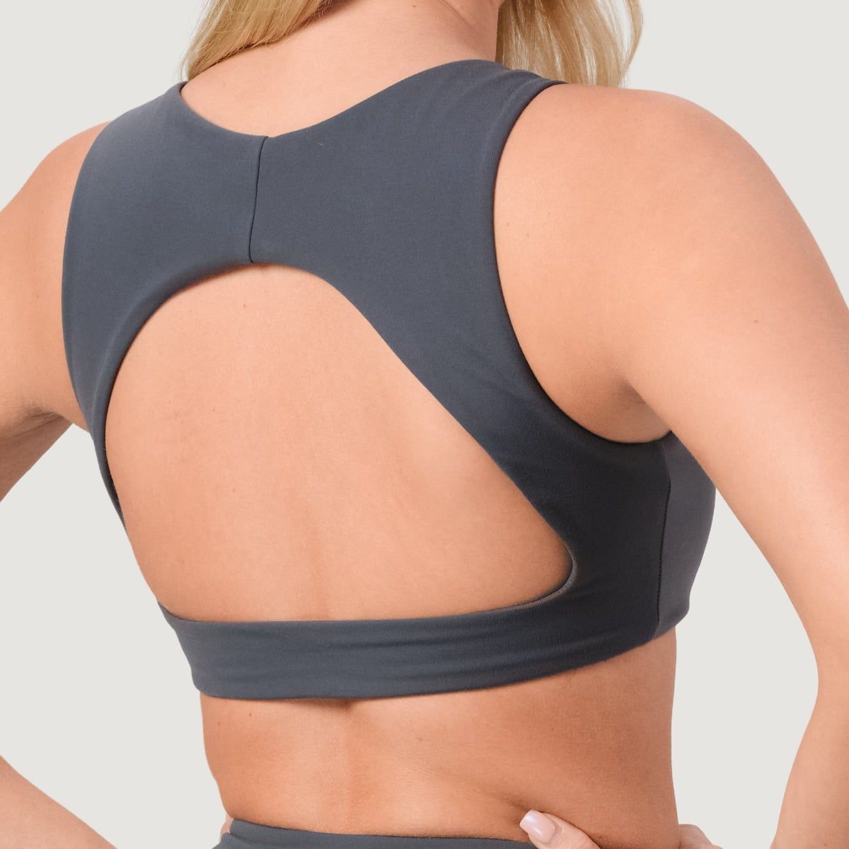 GymBeam Reggiseno sportivo donna NEO Iron con apertura sulla schiena