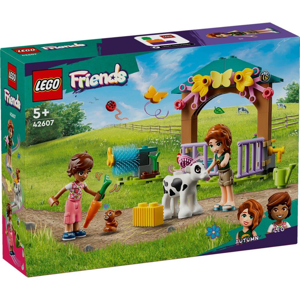 Set LEGO Friends. Include personaggi, animali, edificio e accessori. La confezione mostra il set. Età consigliata: 5+.