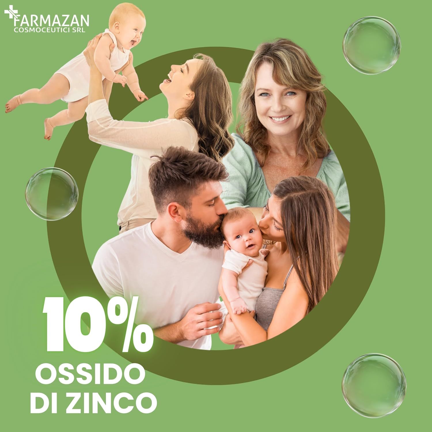FARMAZAN  Crema Zinco Ossido 10% 250 ml