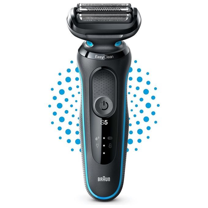 Braun Series 5 51-M1000s Rasoio Nero, Blu