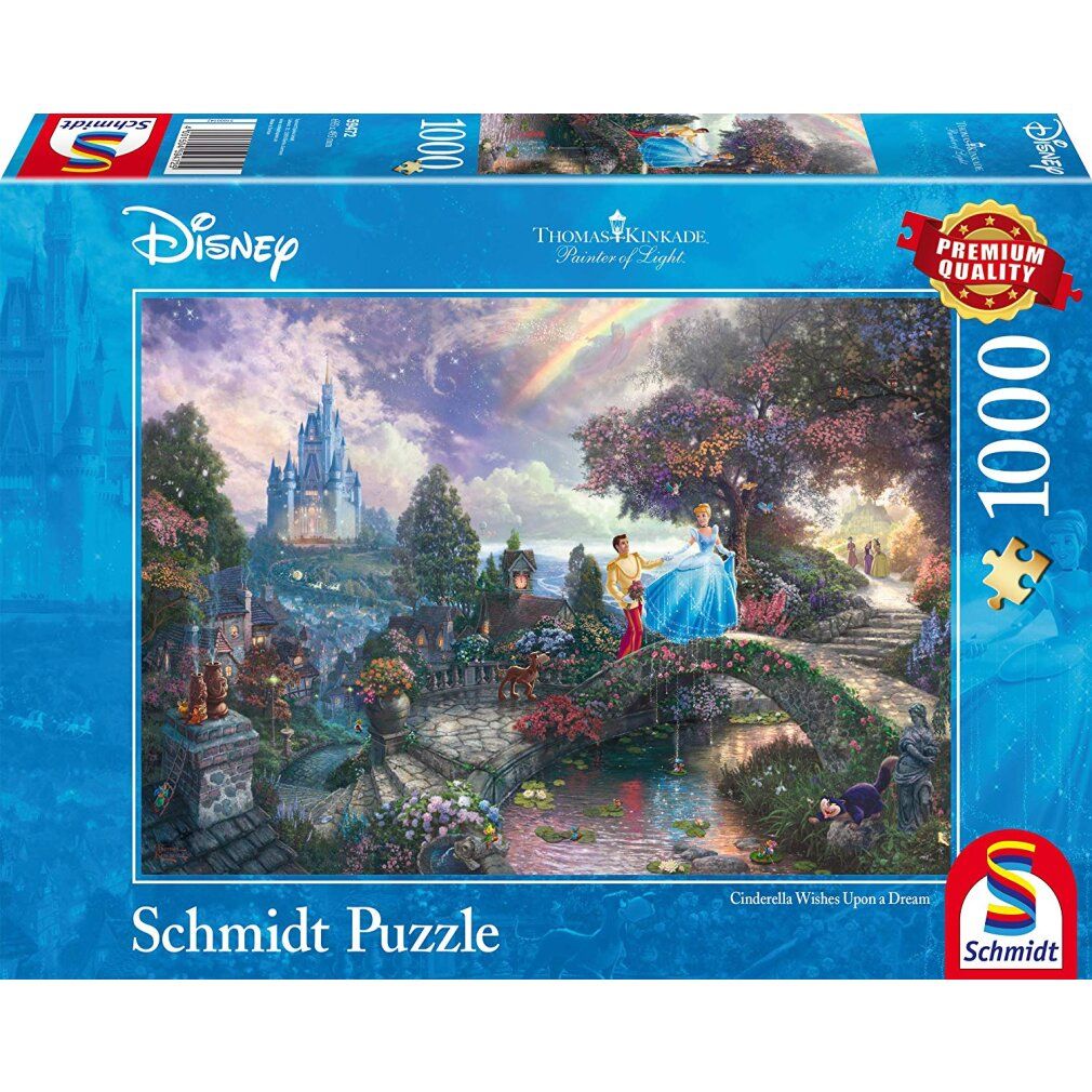 Disney, Cenerentola - Puzzle da 1000 pezzi (Thomas Kinkade)