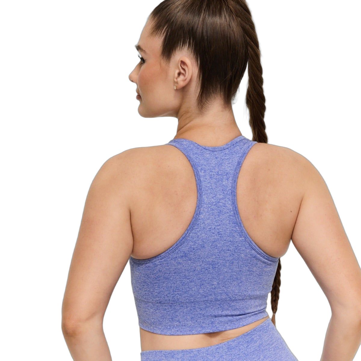 GymBeam Reggiseno sportivo donna FLO Cobalt con spalline larghe senza chiusura
