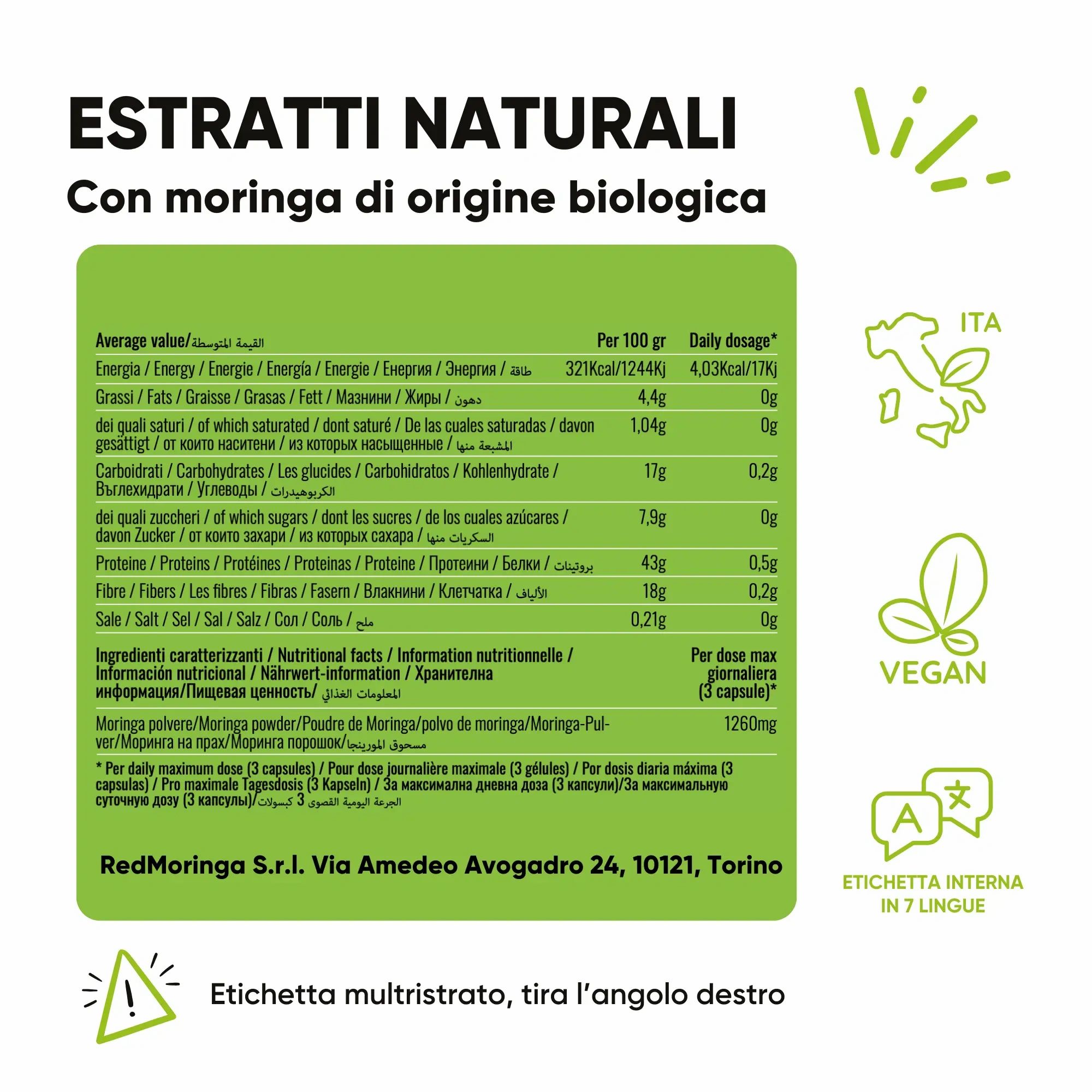 RedMoringa Trattamento LOW CORTISOLO DONNA