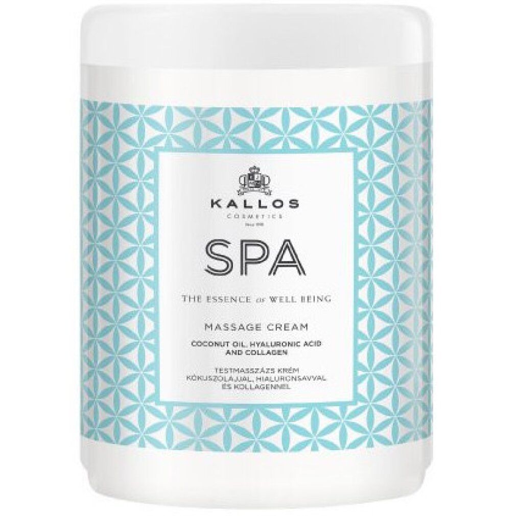 Kls spa crema da massaggio al cocco 1l