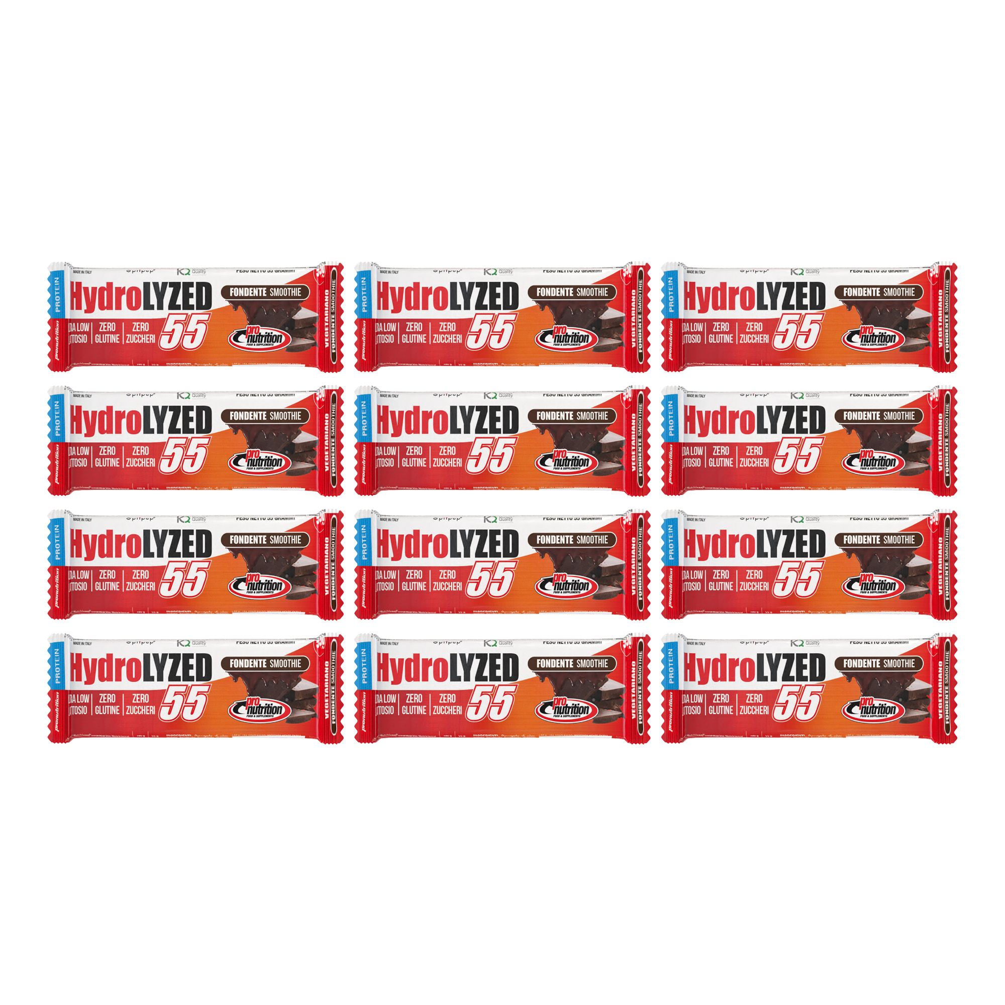 Pronutrition Barretta proteica Hydrolized - Zero zuccheri - Senza glutine/lattosio - Optipep 90