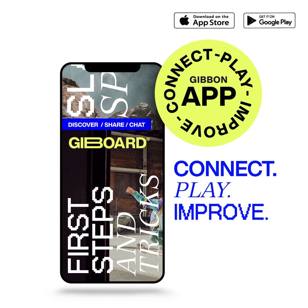 GIBOARD SET - BONZO CLASSIC: App per smartphone con "First Steps and Tricks" e "Connect. Play. Improve."