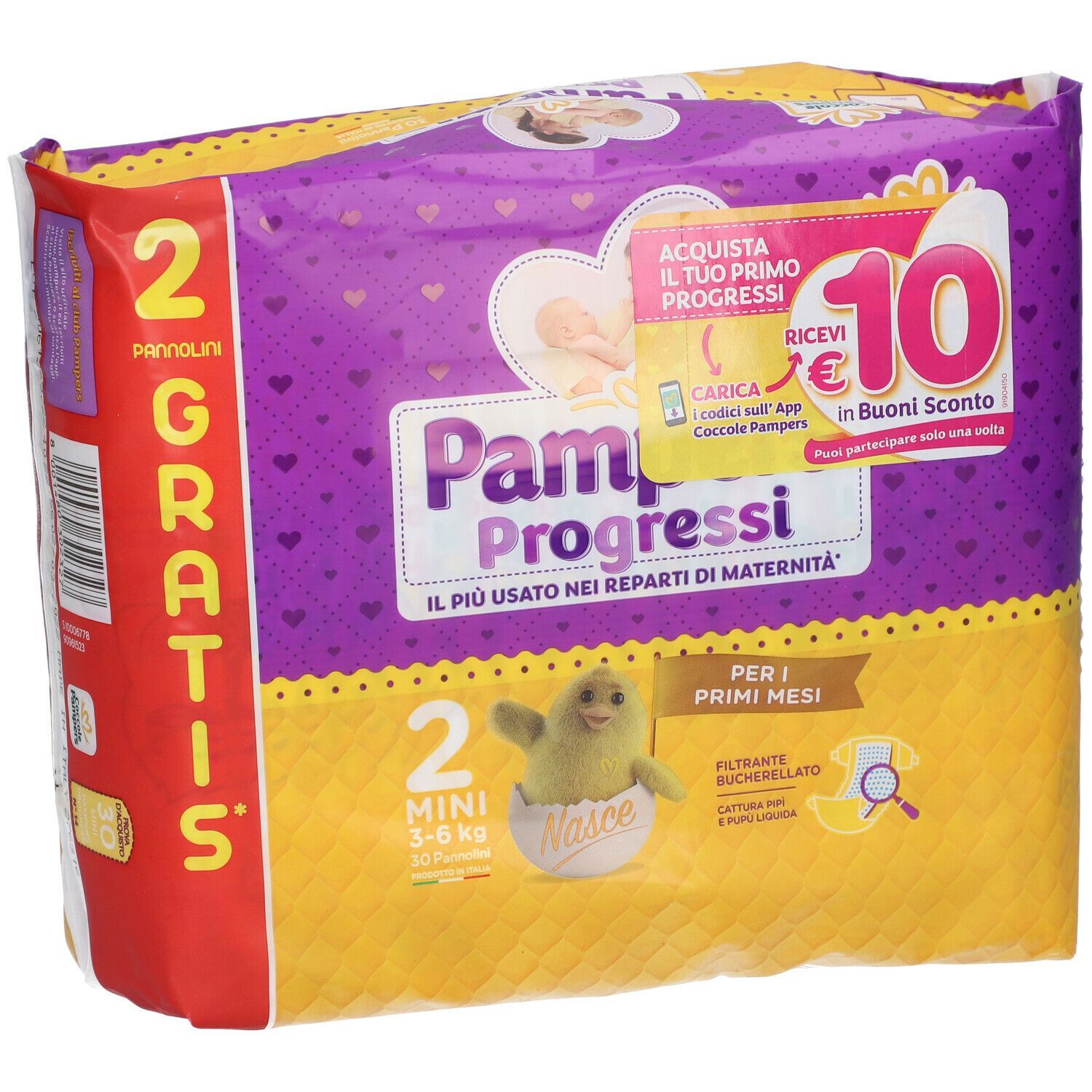 Pampers Progressi 2 Minin 3-6 kg