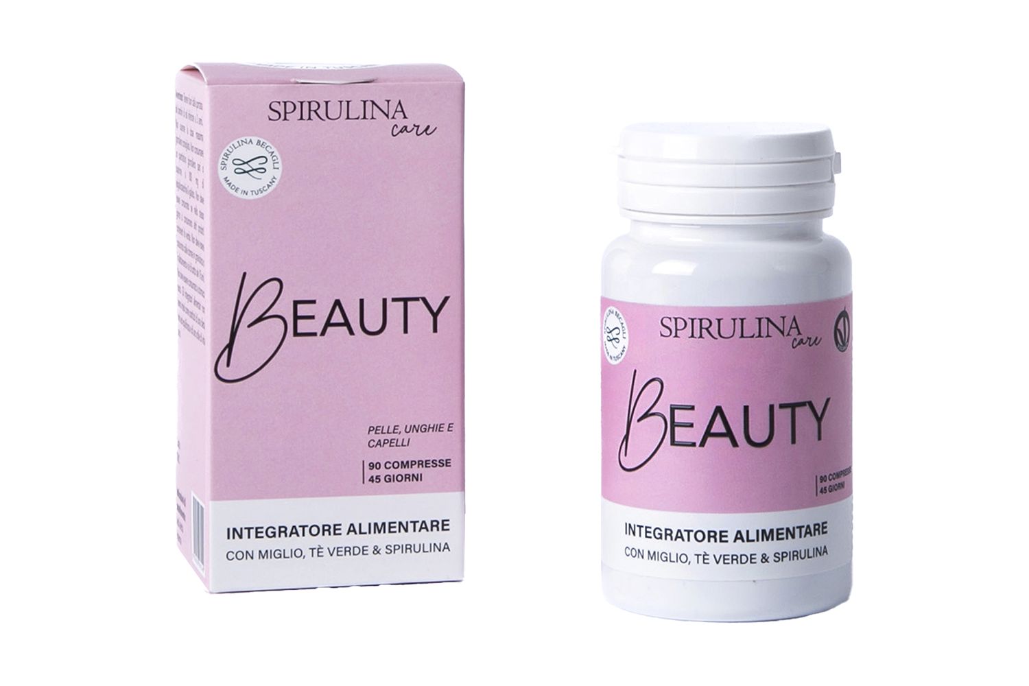 Spirulina Becagli Beauty - Integratore naturale per capelli