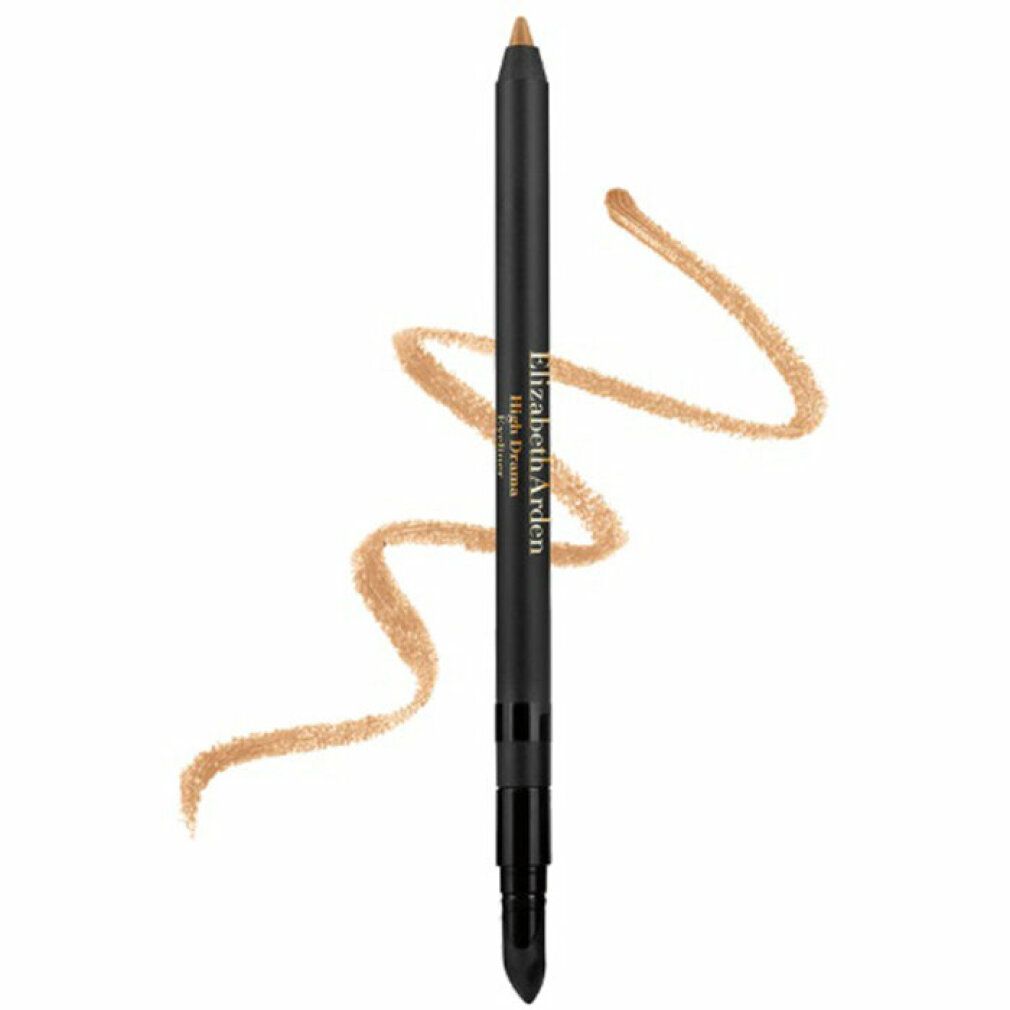 Matita eyeliner con tratto. Marchio Elizabeth Arden High Drama Eyeliner. Tratto dorato.