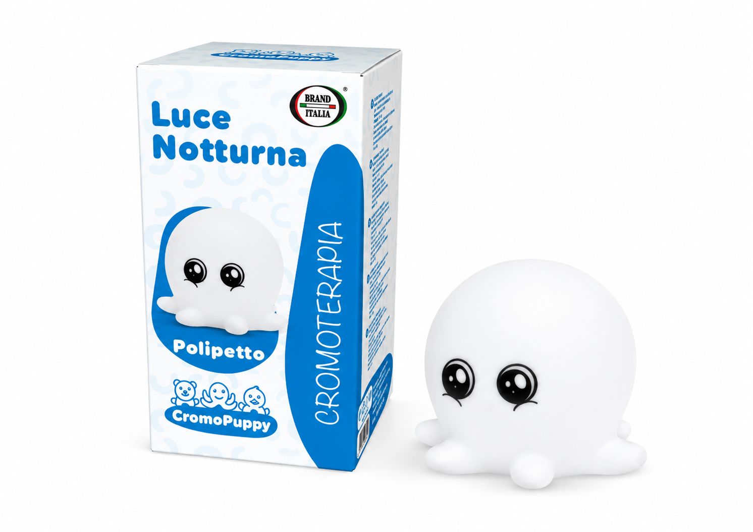 BRAND ITALIA - Luce Notturna per Bambini - Polipetto Octopus