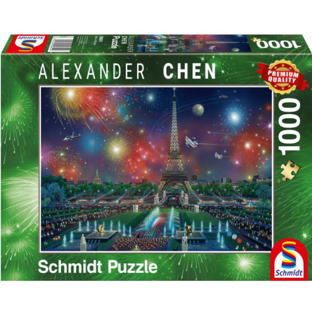 puzzle di cartone Torre Eiffel 37 cm 1000 pezzi