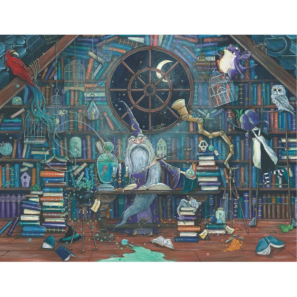 ravensburger Mago Merlino puzzle 2000 pezzi