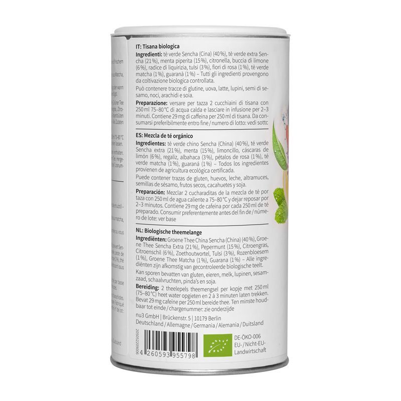 nu3 Bio Wake Up Energy Tee