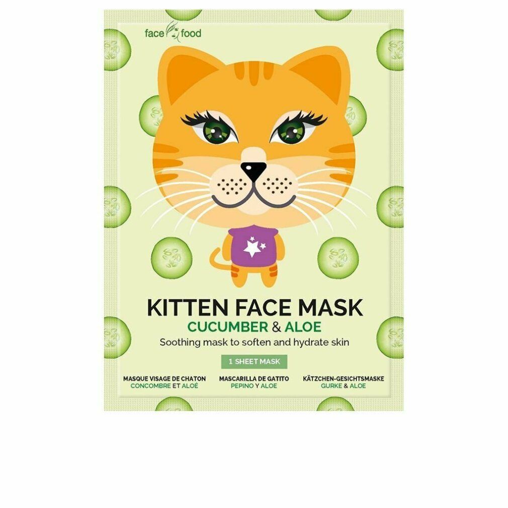Maschera facciale in tessuto - Cetriolo e aloe Cat