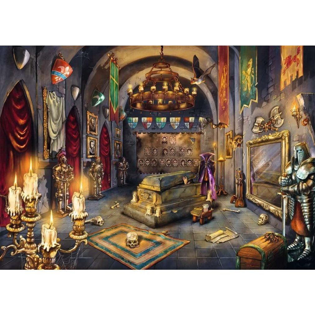 Un puzzle originale di qualità Ravensburger Il castello del Vampiro (1000 parti)