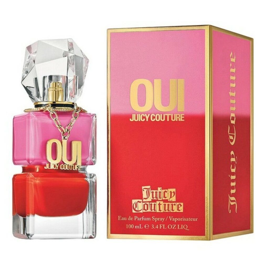 Flacone e confezione spray Eau de Parfum Juicy Couture Oui.