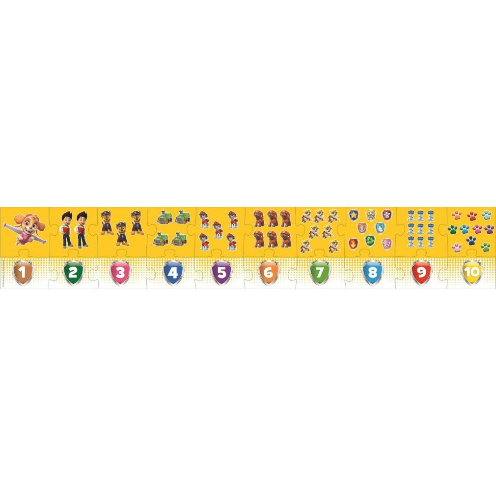 trefl Puzzle di apprendimento dei numeri Paw Patrol 20 pezzi