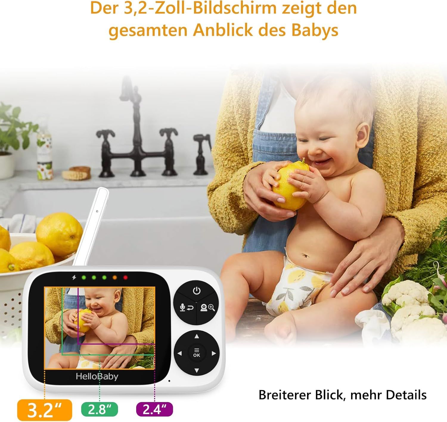 Baby monitor con telecamera HelloBaby