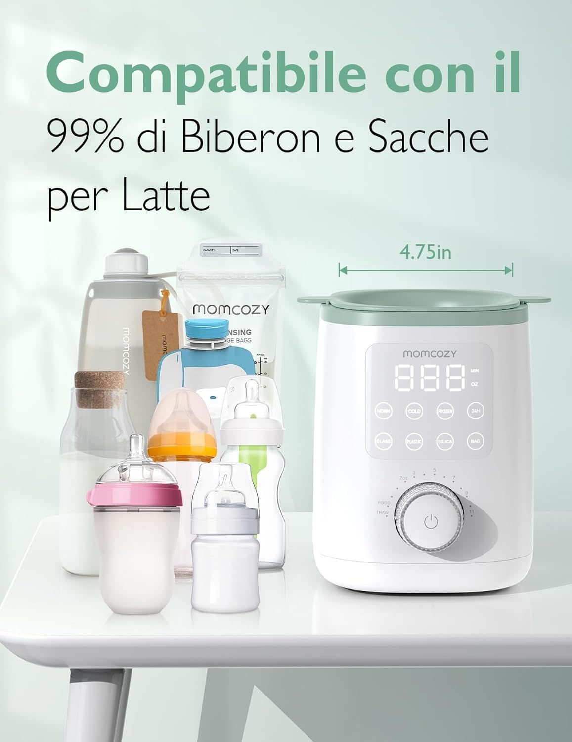 Scaldabiberon Nutri per bambini Momcozy