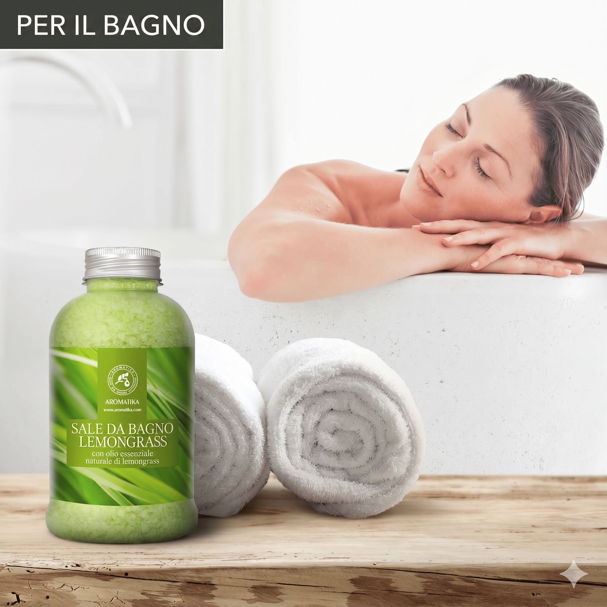 Sale da bagno AROMATIKA “Lemongrass”
