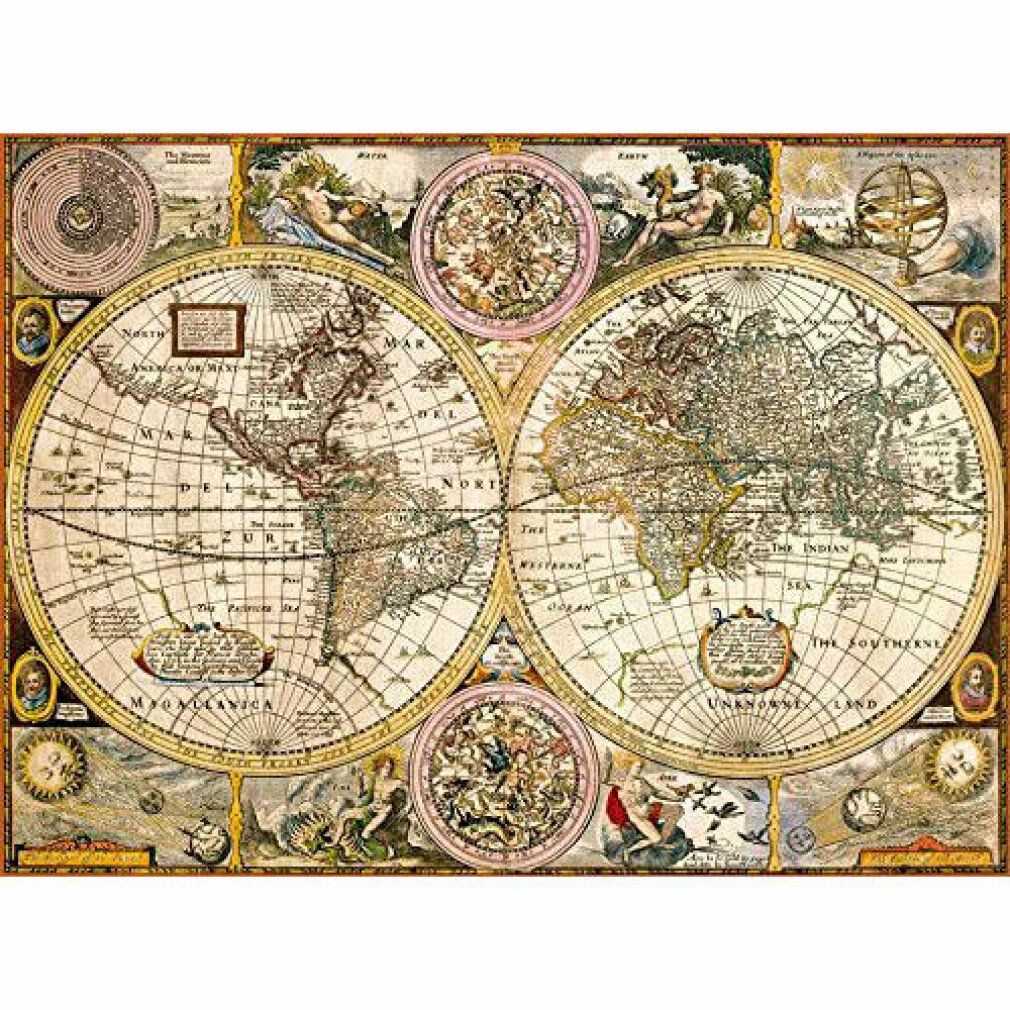 Collezione di alta qualità - Puzzle da 3000 pezzi - Vecchia mappa