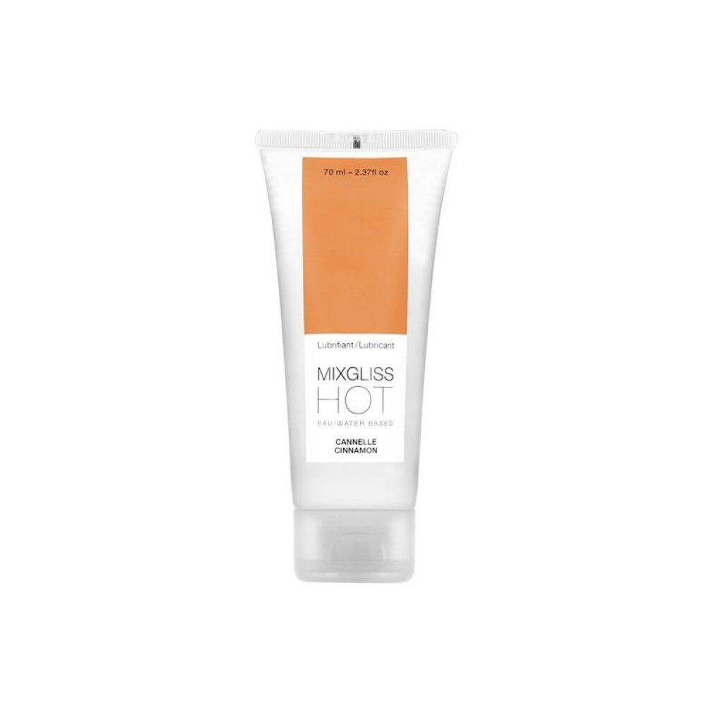 Tubo di lubrificante Mixgliss Hot Cannella, 70ml. A base d'acqua.