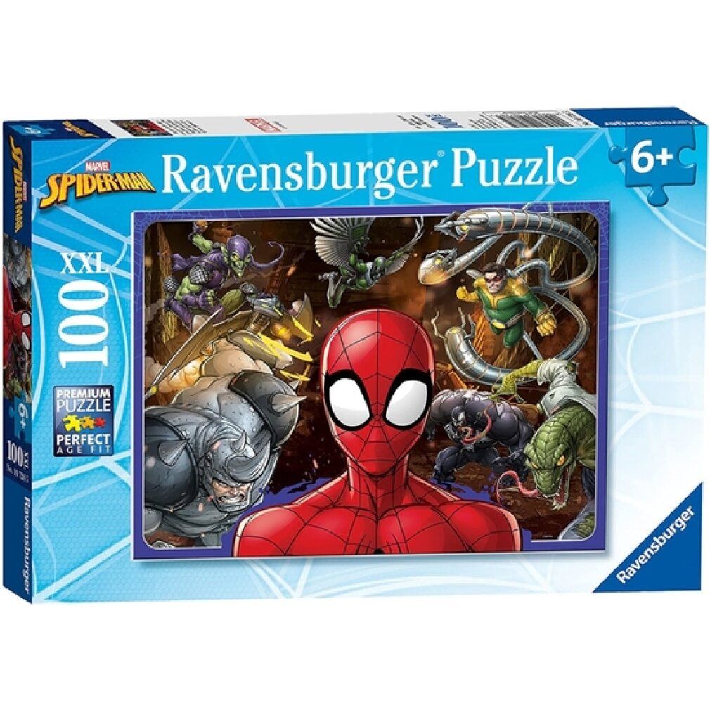Puzzle ravensburger l'uomo ragno senza paura xxl 100 pezzi