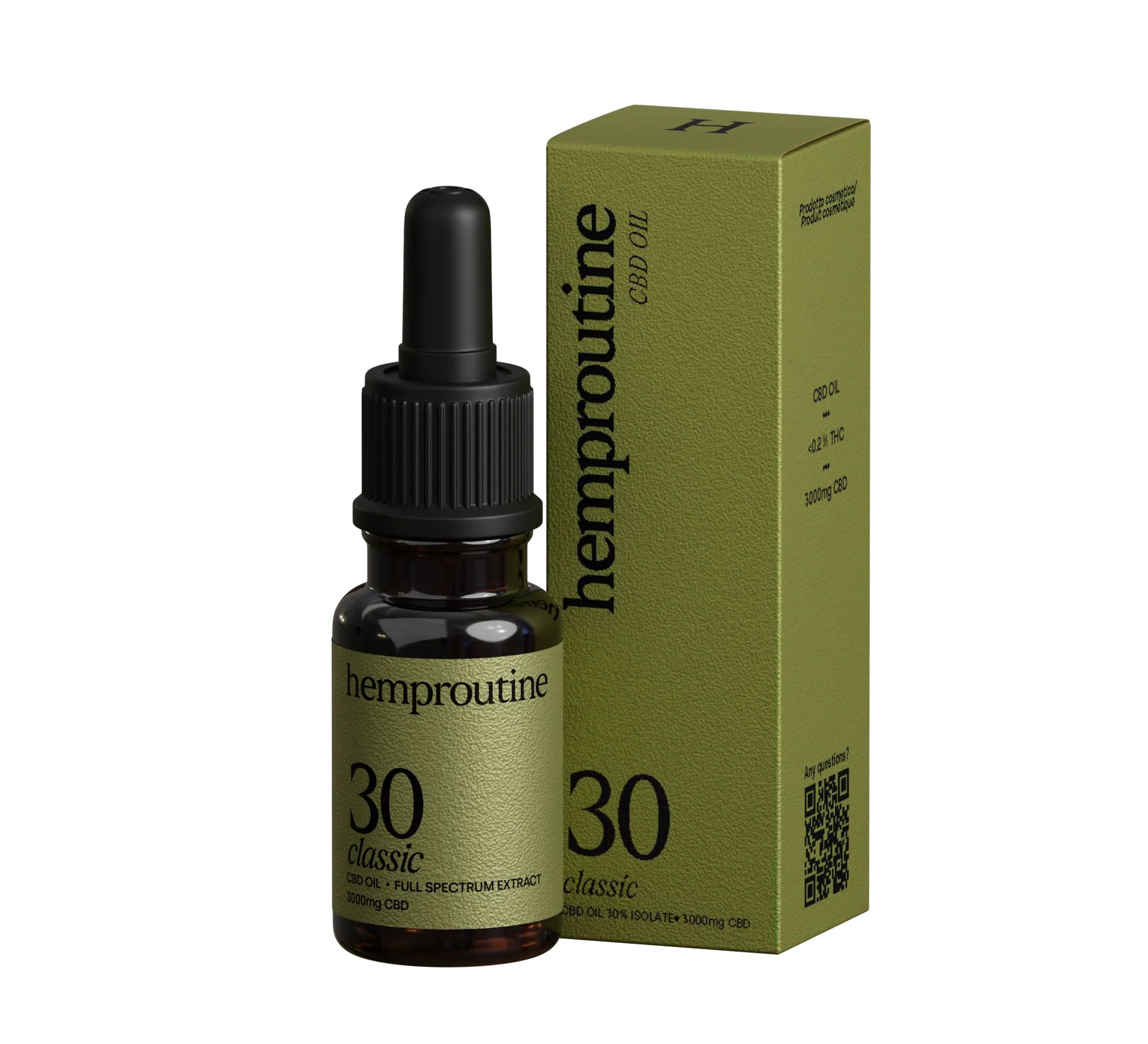 HEMPROUTINE Olio di CBD a spettro completo 30%