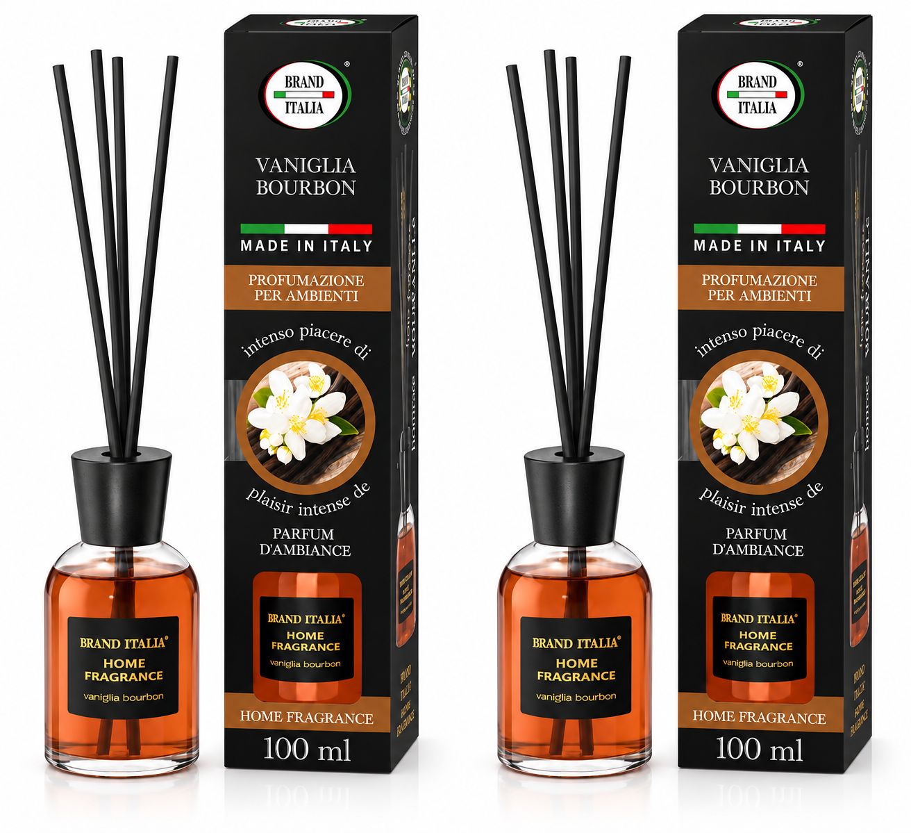 Diffusore Per Ambienti a Bastoncino - Vaniglia Bourbon