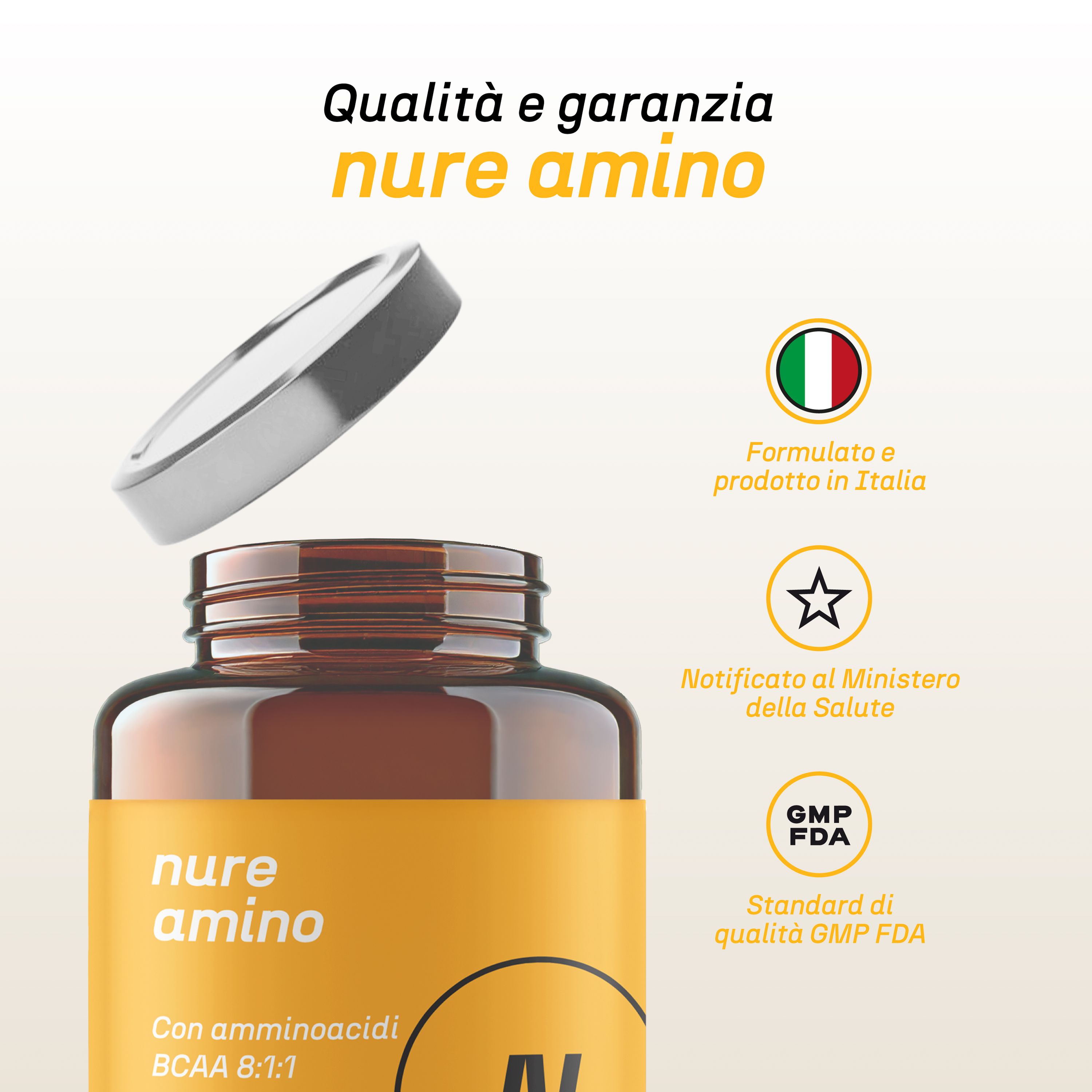 NURE Amino 150 compresse da 1150 mg | Integratore aminoacidi ramificati bcaa