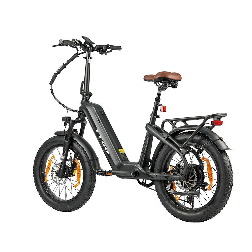 TTGO F8 Bicicletta elettrica in fibra di carbonio con batteria integrata da 48 V 18 Ah