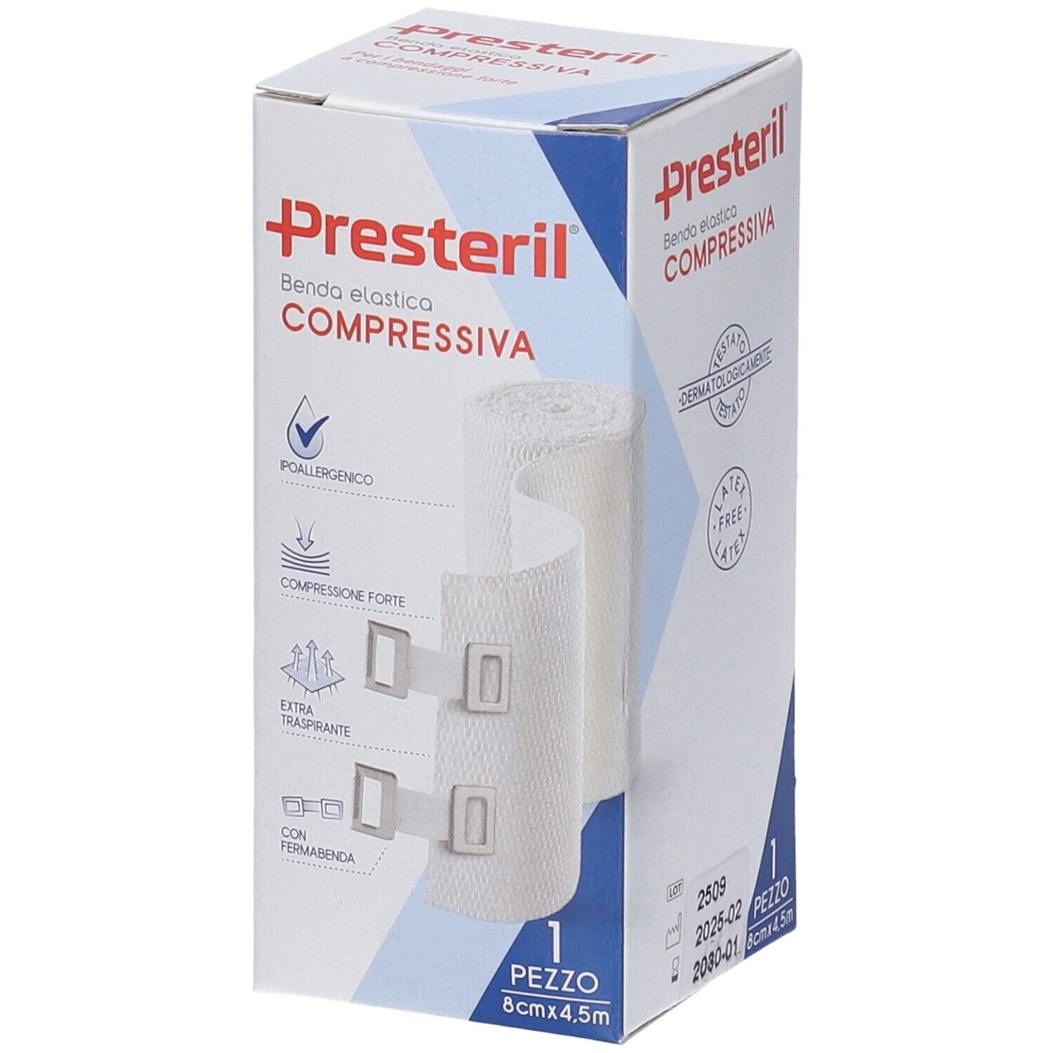 Presteril Benda Elastica Compressiva 8cm x 4,5m