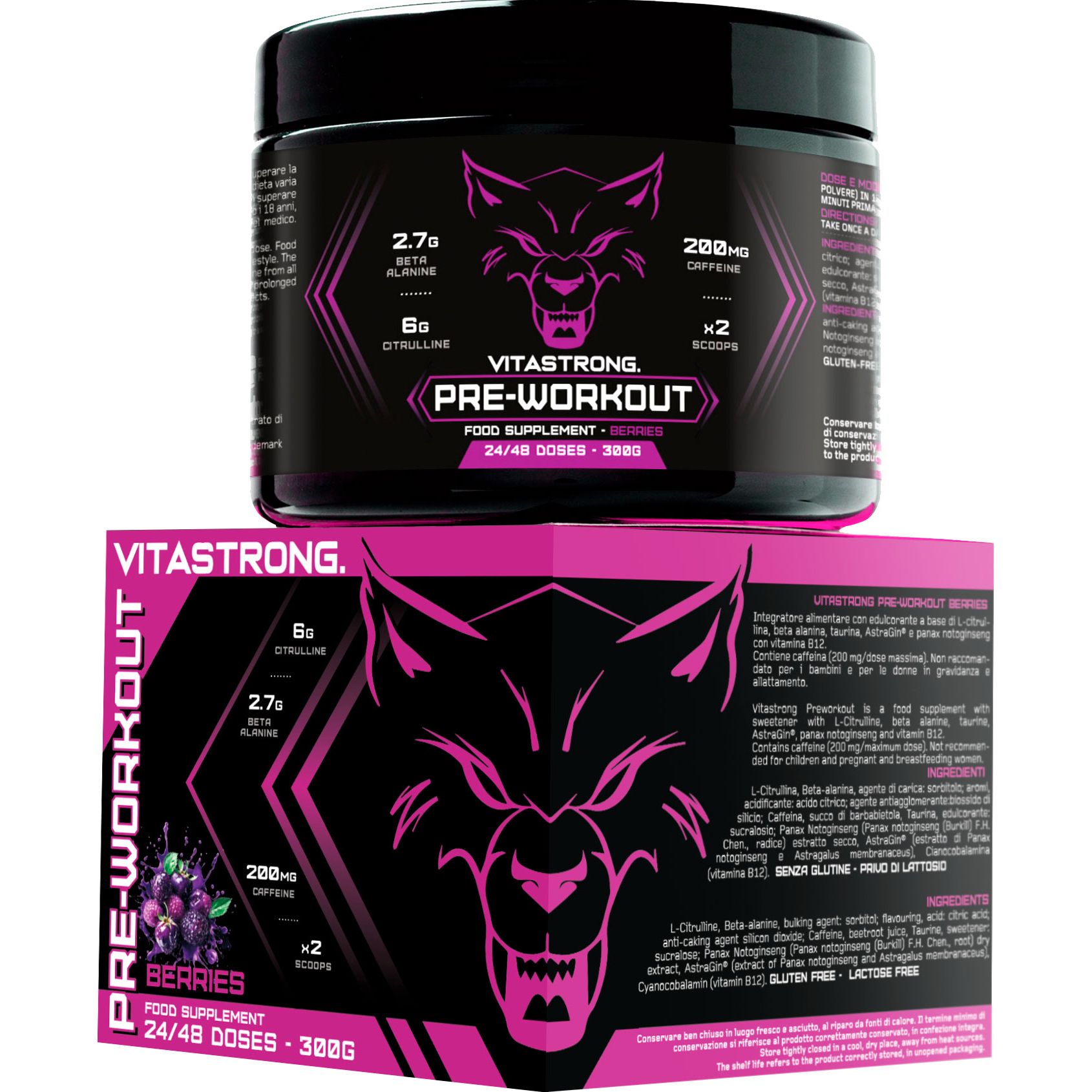 Vitastrong Preworkout - Berries