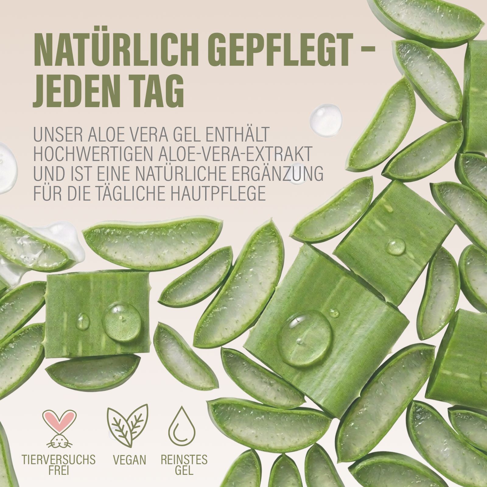 Collage con flacone di gel di aloe vera Enolenia®, donne e istruzioni per l'uso.
