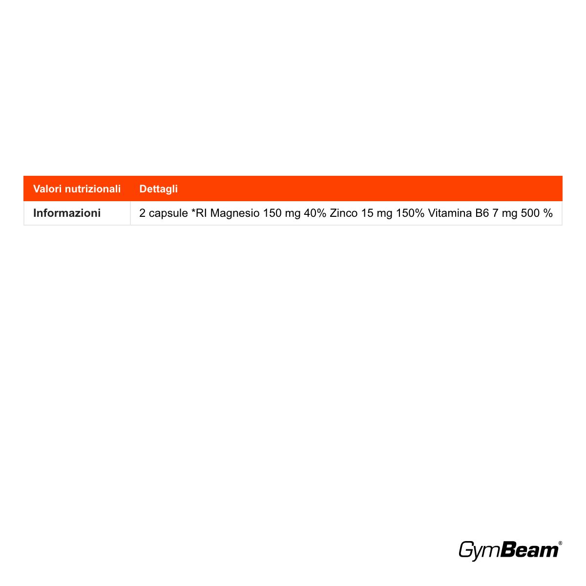 GymBeam ZMB6 CHELATE complesso ZMA forma bisglicinata