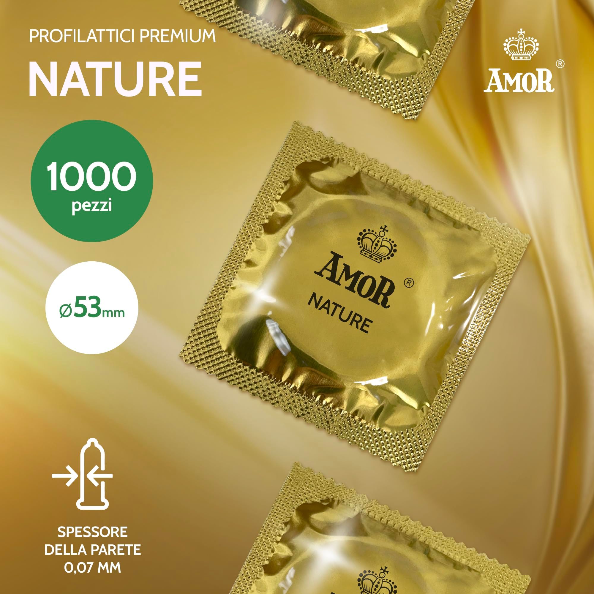AMOR Nature Preservativi 53mm