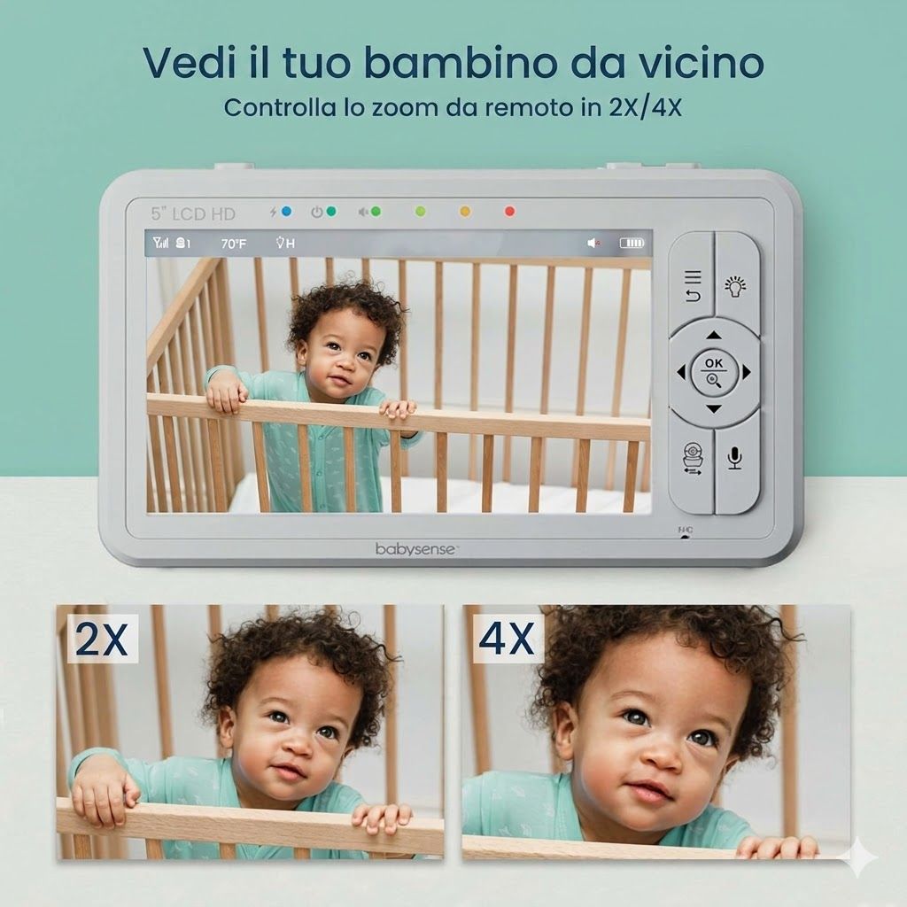 Baby monitor con telecamera Babysense
