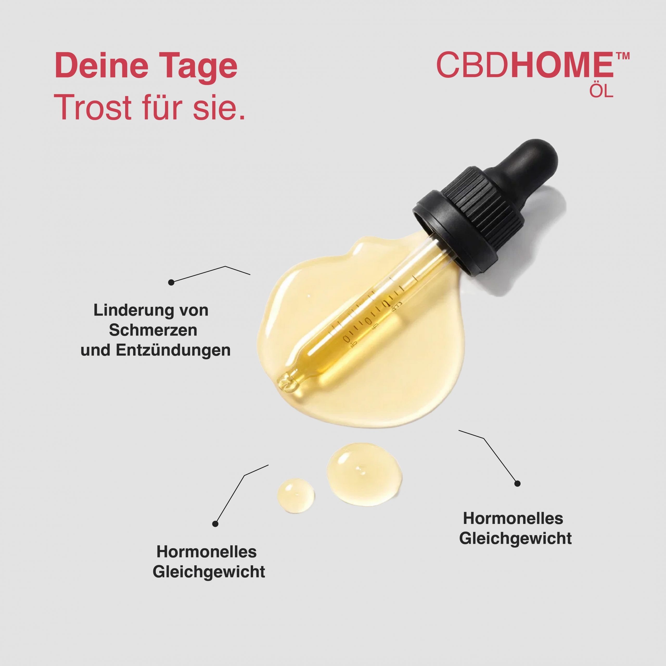 CBD HOME – Olio di CBD per dolori mestruali con CBG e olio di Argan – 20% CBD e 20% CBG