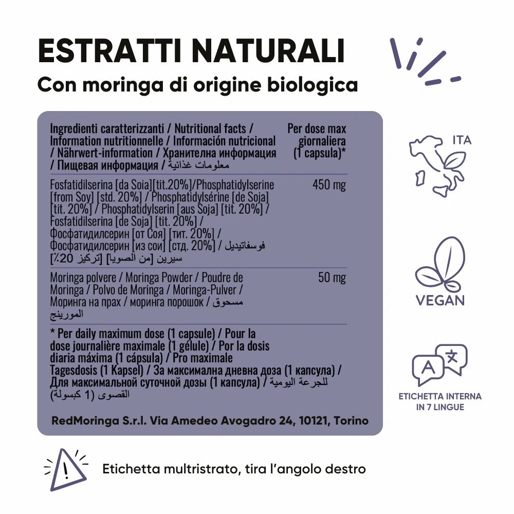 RedMoringa Trattamento LOW CORTISOLO DONNA