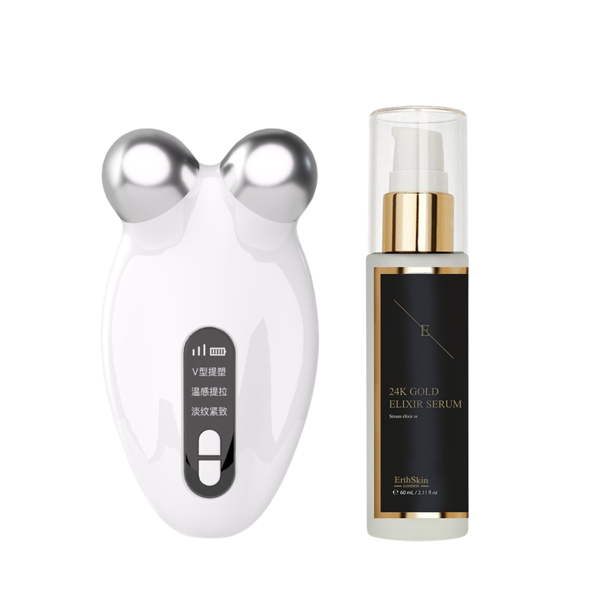 ErthSkin London Sculptor Microcorrente Duo Siero Oro 24K