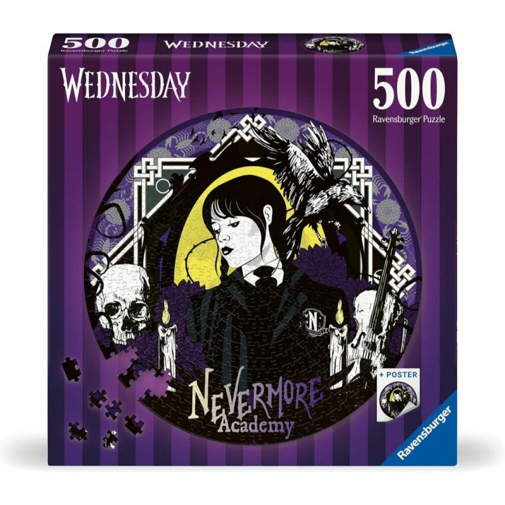 Puzzle rotondo Mercoledì (500 pezzi)